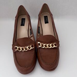 JONES NEW YORK CYRI LOAFERS/BLOCK HEEL SIZE 9